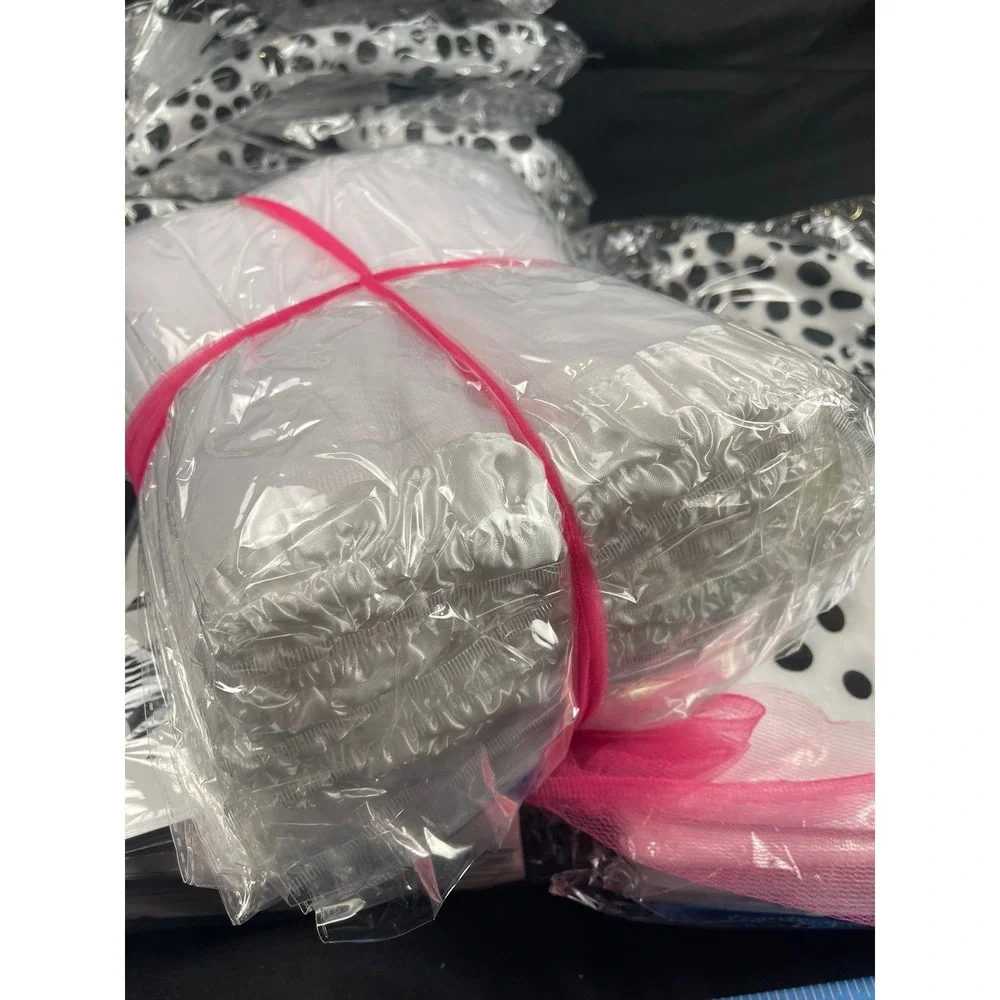 Set of 10 Dalmatian Dog Costume Accessory Set‎ Headband Tail Choker Tulle DIY